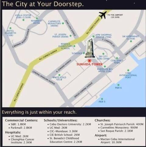 Sunvida Tower Residences Infront Of Sm City Cebu Exterior foto